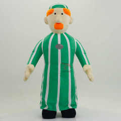 Customize Theme Arab with Yellow Hair Inflatable Mascot Costume for Adults Stage Performance Wear 2m 2.6m Tall