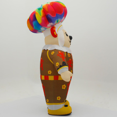 Giant Pretty Arab Bear Mascot Costume for Adults Cosplay Wear 2.2m Events Reantal Arabic Bear Brand Advertise Inflatables Cloth