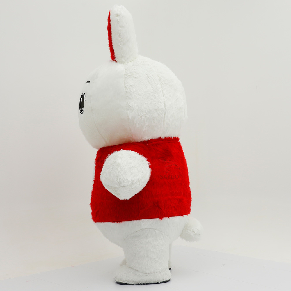 Love Heart Bunny Rabbit 2.6m Plush Costumes Mascot for Adult Children's Day Stage Performance Bunny Costumes Suit,Big Mascot,Love Heart Rabbit 2.6m Plush Costumes Mascot for Adult Children's Day Stage Performance Bunny Costumes Suit