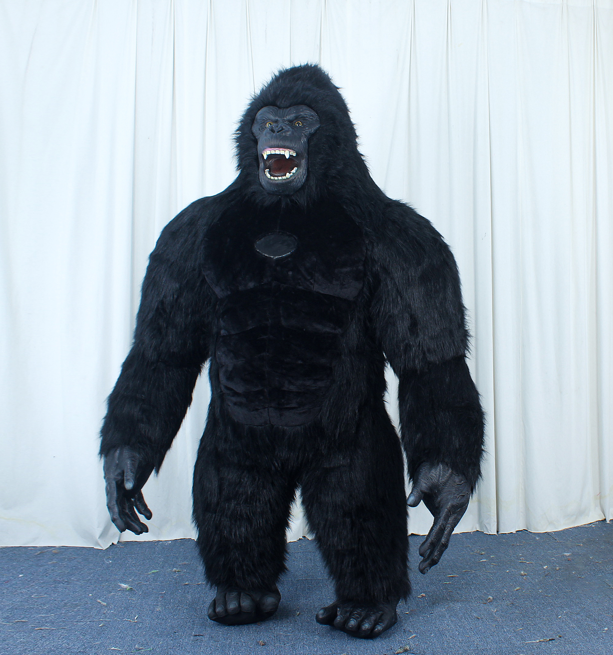 Realistic Inflatable Gorilla Mascot Costume 2.2m 2.6M 3M Plush Animal KING KONG Fancy Dress for Carnival Advertising,Big Mascot,Realistic Inflatable Gorilla Mascot Costume 2.2m 2.6M 3M Plush Animal KING KONG Fancy Dress for Carnival Advertising