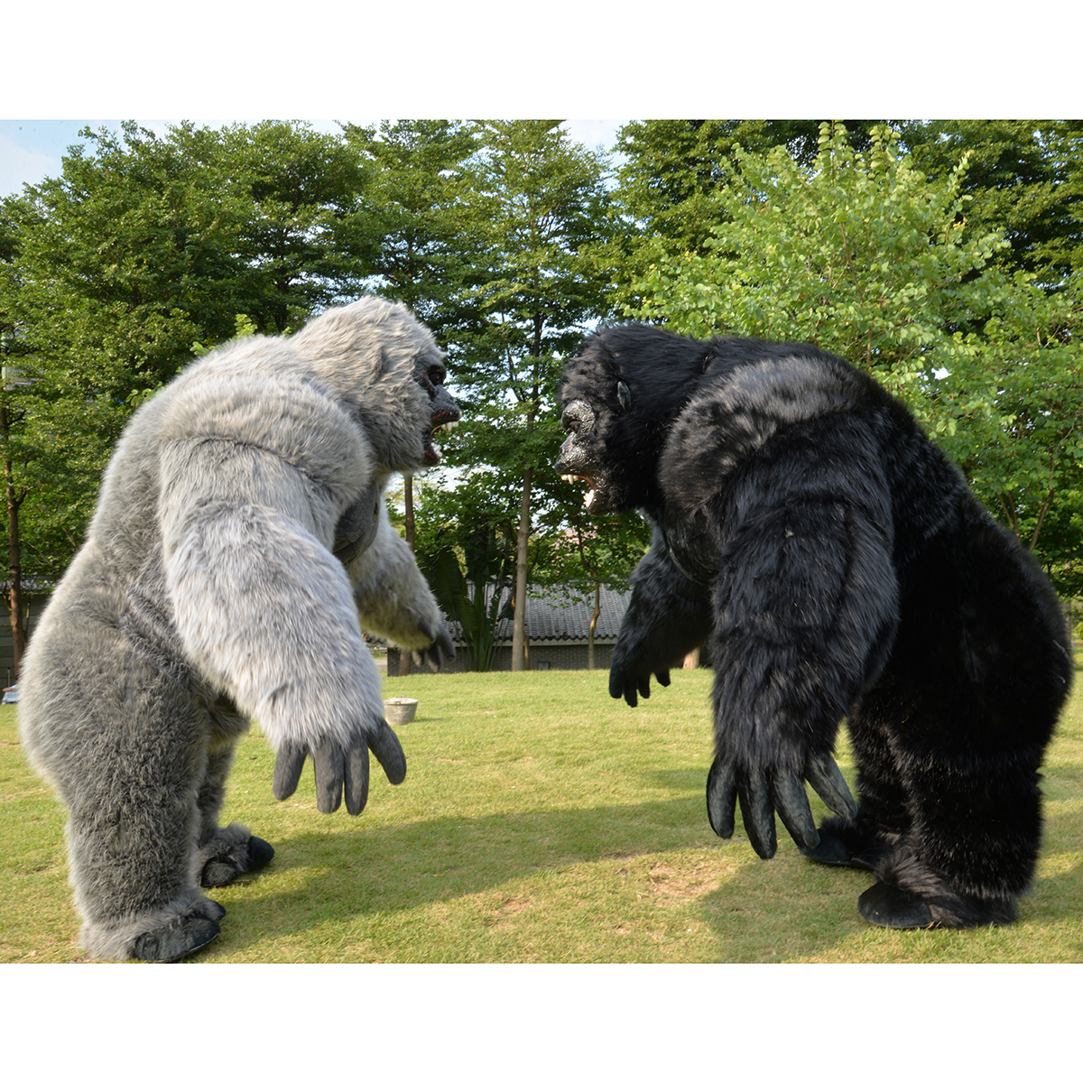 MOQ 1 PCS 2.2/2.6m New Inflatable Gorilla Mascot Costume Customized king Kong Halloween Anime Carnival Mascot,Big Mascot,MOQ 1 PCS 2.2/2.6m New Inflatable Gorilla Mascot Costume Customized king Kong Halloween Anime Carnival Mascot