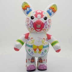 Pacifier Bunny Bear Cartoon Character Mascot Costumes for Events Advertisement 2.2m Giant Bunny Bear air Inflate Costumes Sale