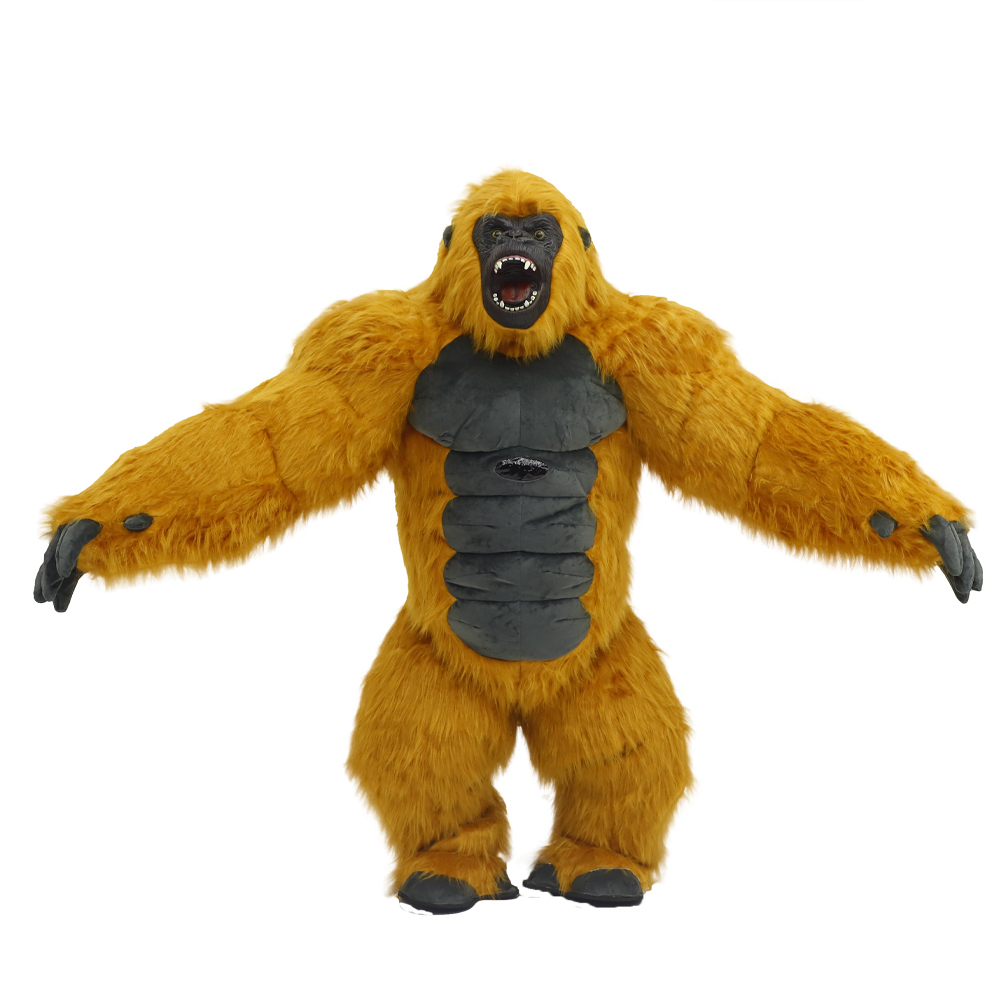 2M 2.6M 3M Pink Inflatable Gorilla Mascot Costume Suit Giant Advertising with Realistic Look for Halloween Events,Big Mascot,2M 2.6M 3M Pink Inflatable Gorilla Mascot Costume Suit Giant Advertising with Realistic Look for Halloween Events