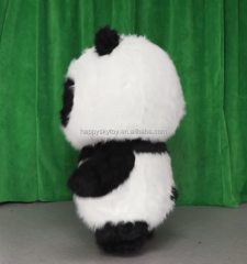 Cartoon Inflatable Mascot Costume Giant Panda Walking Plush Costume Giant Inflatable Panda Mascot for Humans Unique Bear Mascot