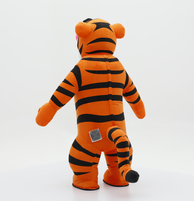Walking Costume Inflatables Adults Size Mascot Inflatable Costumes Plush Material Inflatable Tiger Suit Costume