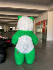 Inflatable Green Panda Bear Mascot Costume-Custom Realistic Giant Panda Cosplay Adults Unisex Easter/Halloween Party,Big Mascot,Inflatable Green Panda Bear Mascot Costume-Custom Realistic Giant Panda Cosplay Adults Unisex Easter/Halloween Party