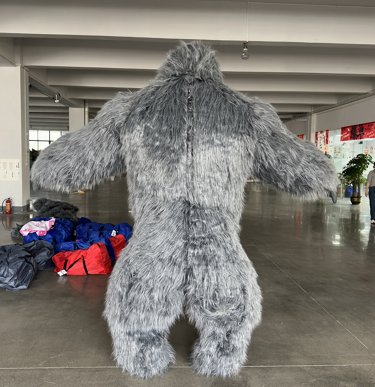 High Quality Big Size Inflatable Gorilla Mascot Costume Dress Cosplay Custom Character King Kong Mascot Costume for Event,Big Mascot,High Quality Big Size Inflatable Gorilla Mascot Costume Dress Cosplay Custom Character King Kong Mascot Costume for Event