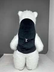 Customized Giant Outdoor Inflatable Walking Panda & Polar Bear Kawaii Mascot Costume for Adult Unisex
