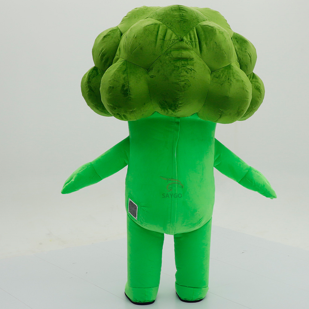 Performance Wear Plant Broccoli Inflatable Mascot Costumes for Adults Party Dress 2.2m Broccoli Inflatable Suits Events Sale