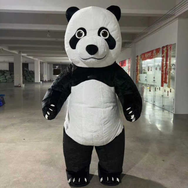 Adult Inflatable Panda Bear Costume 2.6 Meter Short Fabric Cartoon Gorilla Mascot Doll Suit Anime Style for Holiday Use on Sale,Big Mascot,Adult Inflatable Panda Bear Costume 2.6 Meter Short Fabric Cartoon Gorilla Mascot Doll Suit Anime Style for Holiday Use on Sale