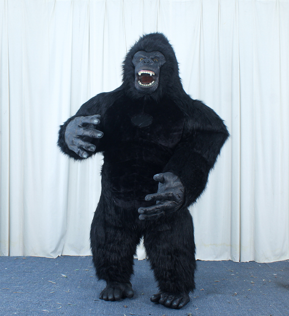 Realistic Inflatable Gorilla Mascot Costume 2.2m 2.6M 3M Plush Animal KING KONG Fancy Dress for Carnival Advertising,Big Mascot,Realistic Inflatable Gorilla Mascot Costume 2.2m 2.6M 3M Plush Animal KING KONG Fancy Dress for Carnival Advertising