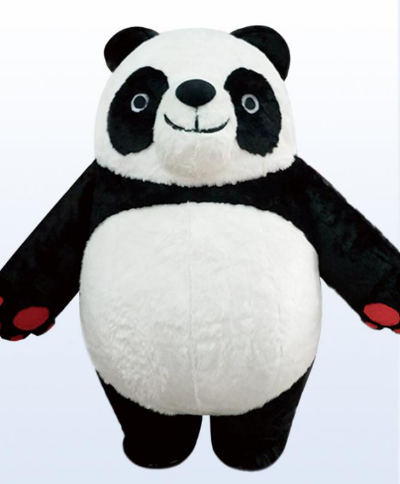 Fat Panda Inflatable Mascot Costume for Adults Cosplay Dancing Events 2.2m/2.6m Cosplay Panda Costume Suits