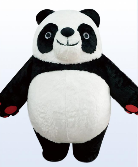 Fat Panda Inflatable Mascot Costume for Adults Cosplay Dancing Events 2.2m/2.6m Cosplay Panda Costume Suits
