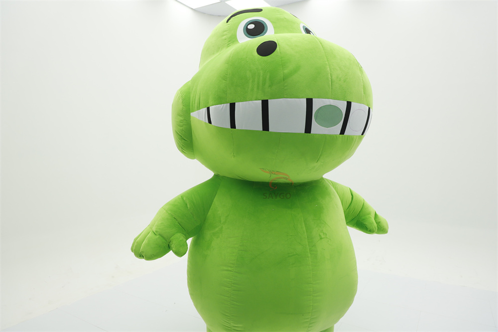New Interesting Inflatable Dinosaur Mascot Cartoon Costume Advertisement People Wearing Cartoon Performance Dragon Costumes