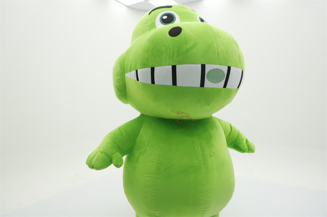 New Interesting Inflatable Dinosaur Mascot Cartoon Costume Advertisement People Wearing Cartoon Performance Dragon Costumes