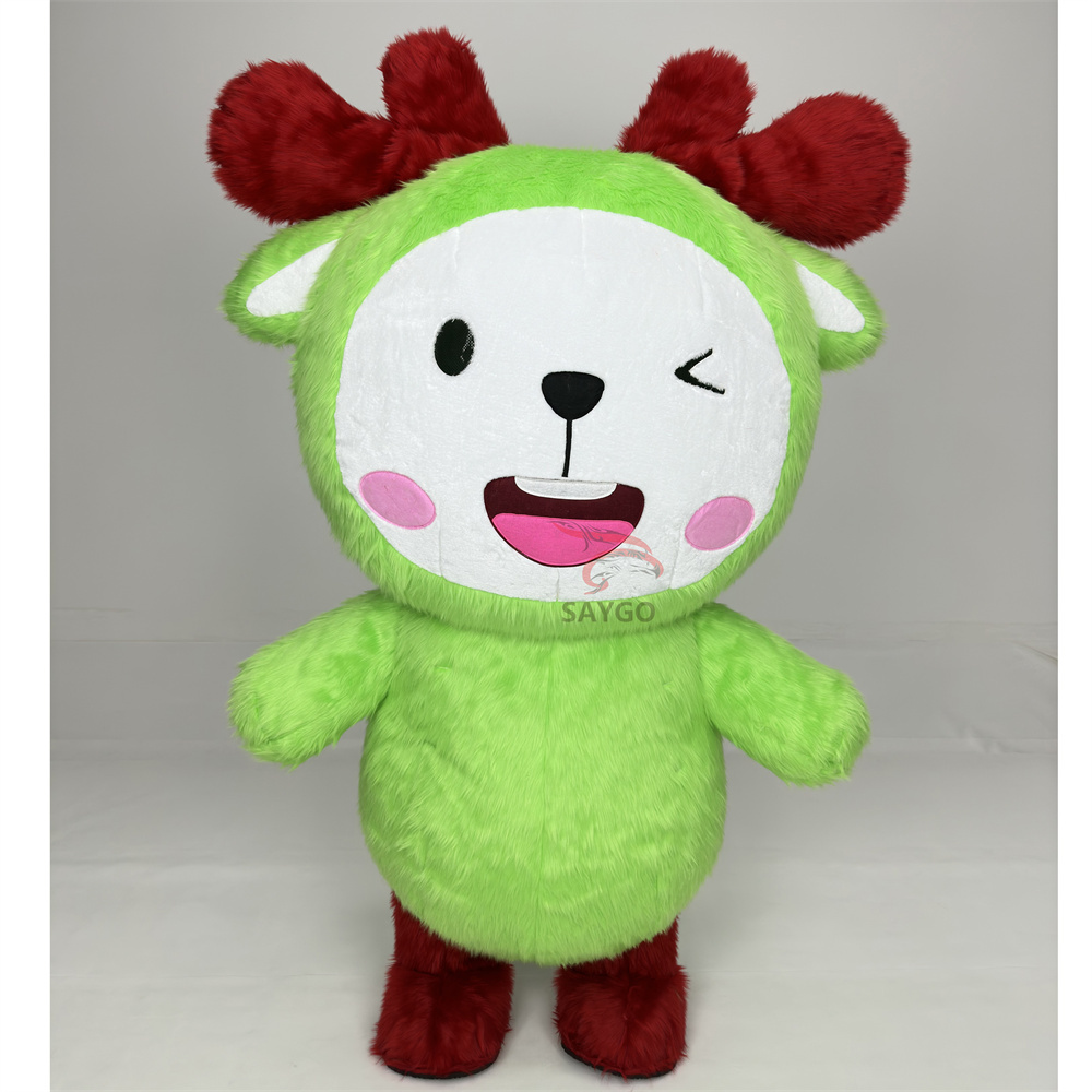 Hot Sale CE Inflatable pink Teddy Bear Panda Polar Bear Rabbit Cat Dog Animal Mascot Costume for Halloween