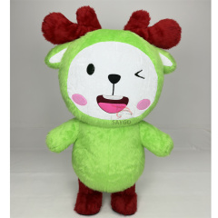 Hot Sale CE Inflatable pink Teddy Bear Panda Polar Bear Rabbit Cat Dog Animal Mascot Costume for Halloween