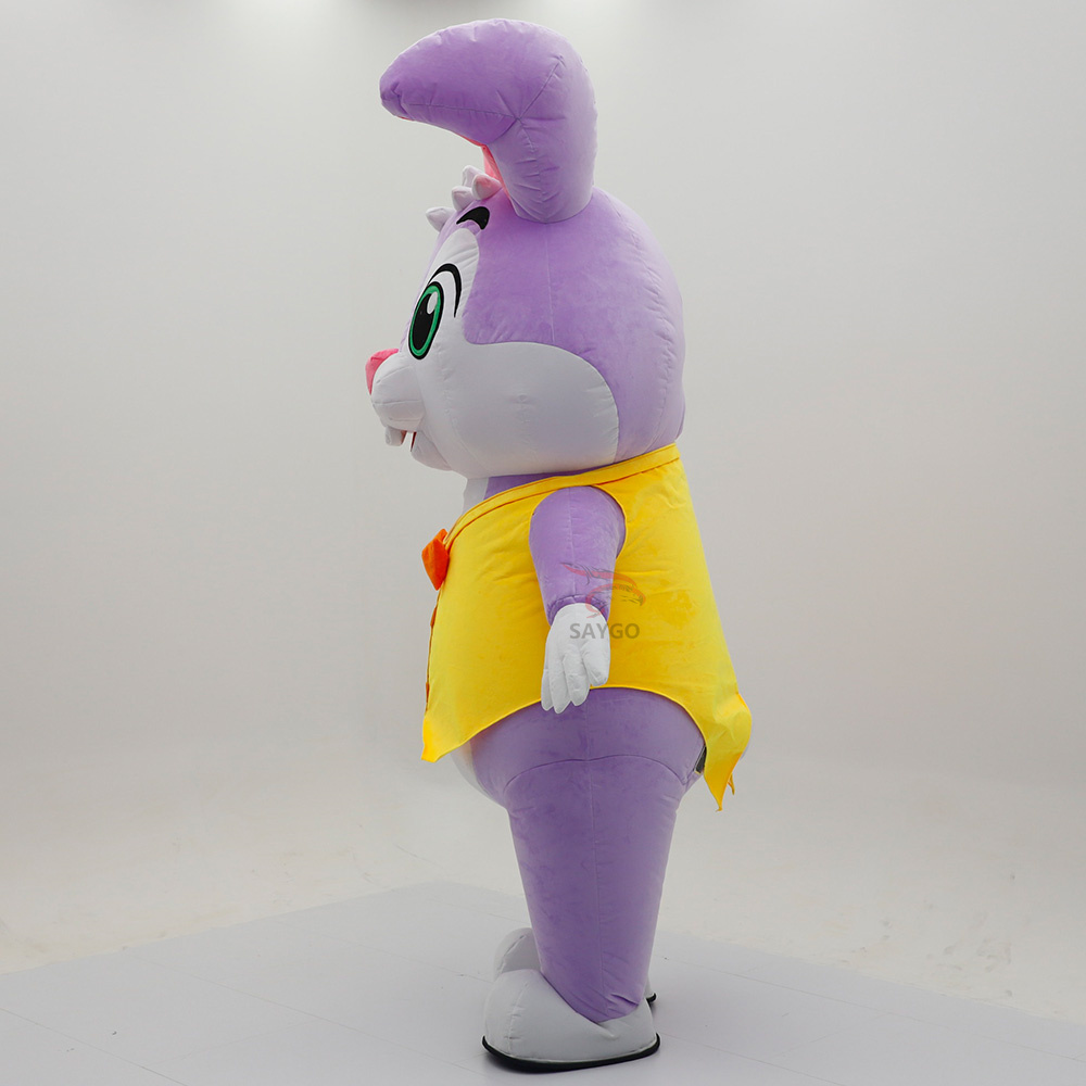 Inflatable Animal Christmas Mascot Costume for Adults Unisex Customizable Carnival Party Bunny Rabbit Animal Costumes