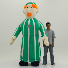 Inflatable Golden Hair Arabic Dance Mascot Costume Hot Sexy Inflatable Unisex Adult Custom Design