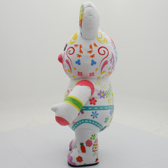 Easter Bunny Mascot Costumes with Egg Inflatable Clothing for Festivals Party Dress 2.2m Plush Rabbit Funny Inflatable Suit Sale
