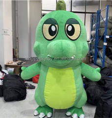 Plush Inflatable Red Dragon Mascot Costume Colorful New Year Cosplay Suit Hand Drawn Enjoyment Adult NEW YEAR Sale