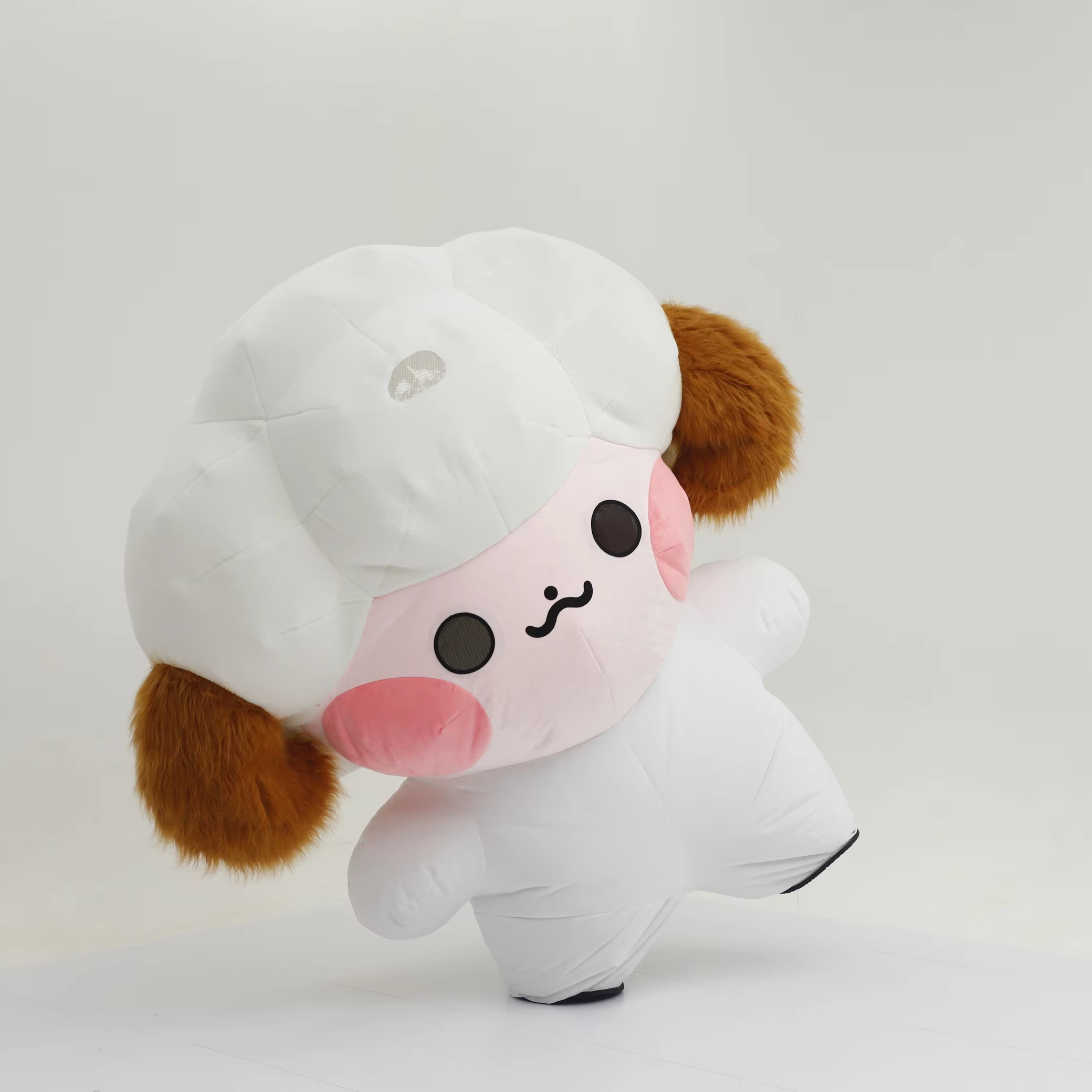 White Sheep Inflatable Costume Adult Unisex White Sheep Mascot for Easter/Halloween,Big Mascot,Happy Sky Inflatable Sheep Costume Adult Unisex White Sheep Mascot for Easter/Halloween