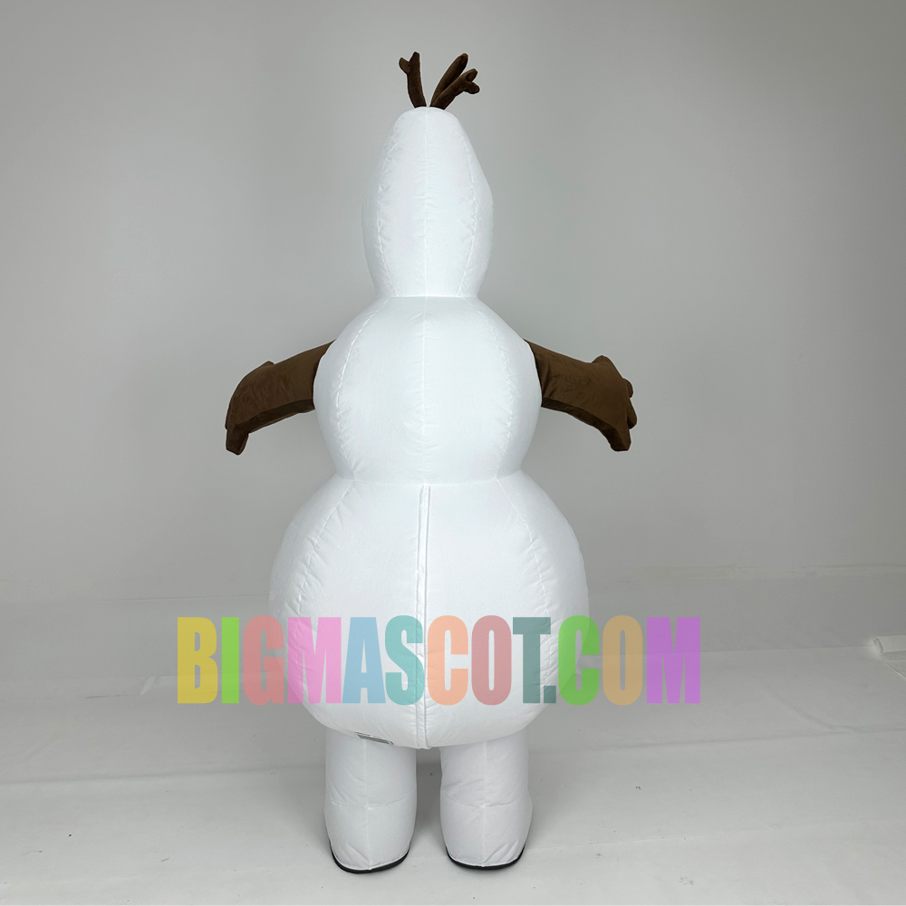 Frozens' Olaf Mascots Costumes 2m Fabric Inflated Movie Character Snowman Olaf Costumes for Comic-con Walking Show