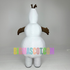 Frozens' Olaf Mascots Costumes 2m Fabric Inflated Movie Character Snowman Olaf Costumes for Comic-con Walking Show