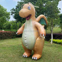 Inflatable Dragon Dinosaur Costume Cartoon Animal Moving Walking Suit Advertising Mascot Realistic Inflatable Dragonite