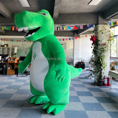 Fantasy Cartoon Walking Character Costumes Cosplay Party Christmas Dress Inflatable Dinosaur Mascot Costume