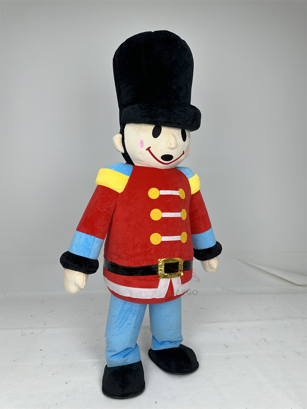 Red Human Inside Inflatable Mascot Costume Soldier Clothes for Adults Cosplay Wear 2.2m Inflatable Soldier Mascot Costumes