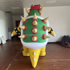Realistic Chinese Dragon Mascot Costume Smooth Material Custom 2M Dinosaur Inflatable Mascot Costume