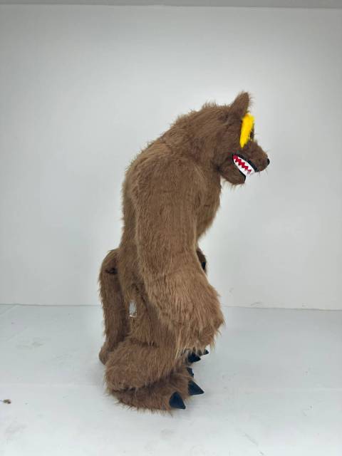 Carnival & Cosplay Unisex Adult Custom Realistic Giant Big Inflatable Wolf Mascot Costume for Sale
