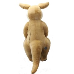 MOQ 1 Custom Fancy Dress Plush Adult Inflatable Kangaroo Mascot Animal Costume for Zoo Events Cheap Price