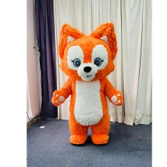 2m 2.6m Inflatable Mascot Costume Cartoon Amine Cosplay Funny Costume Plush Material Animal Fox Custom Costume