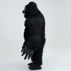 Hot Sale Giant Black Gorilla Inflatable Mascot Costume Long Fur Party Blower Standing King Kong Inflatable Costume Giant Animal,Big Mascot,Hot Sale Giant Black Gorilla Inflatable Mascot Costume Long Fur Party Blower Standing King Kong Inflatable Costume Giant Animal