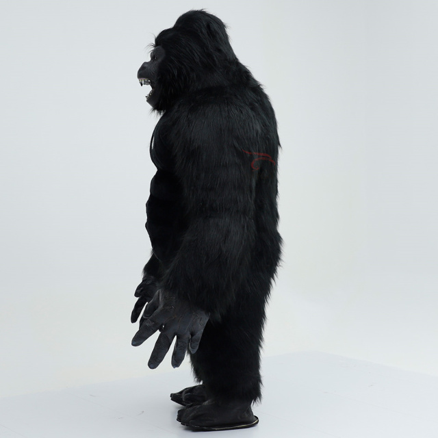 Hot Sale Giant Black Gorilla Inflatable Mascot Costume Long Fur Party Blower Standing King Kong Inflatable Costume Giant Animal,Big Mascot,Hot Sale Giant Black Gorilla Inflatable Mascot Costume Long Fur Party Blower Standing King Kong Inflatable Costume Giant Animal