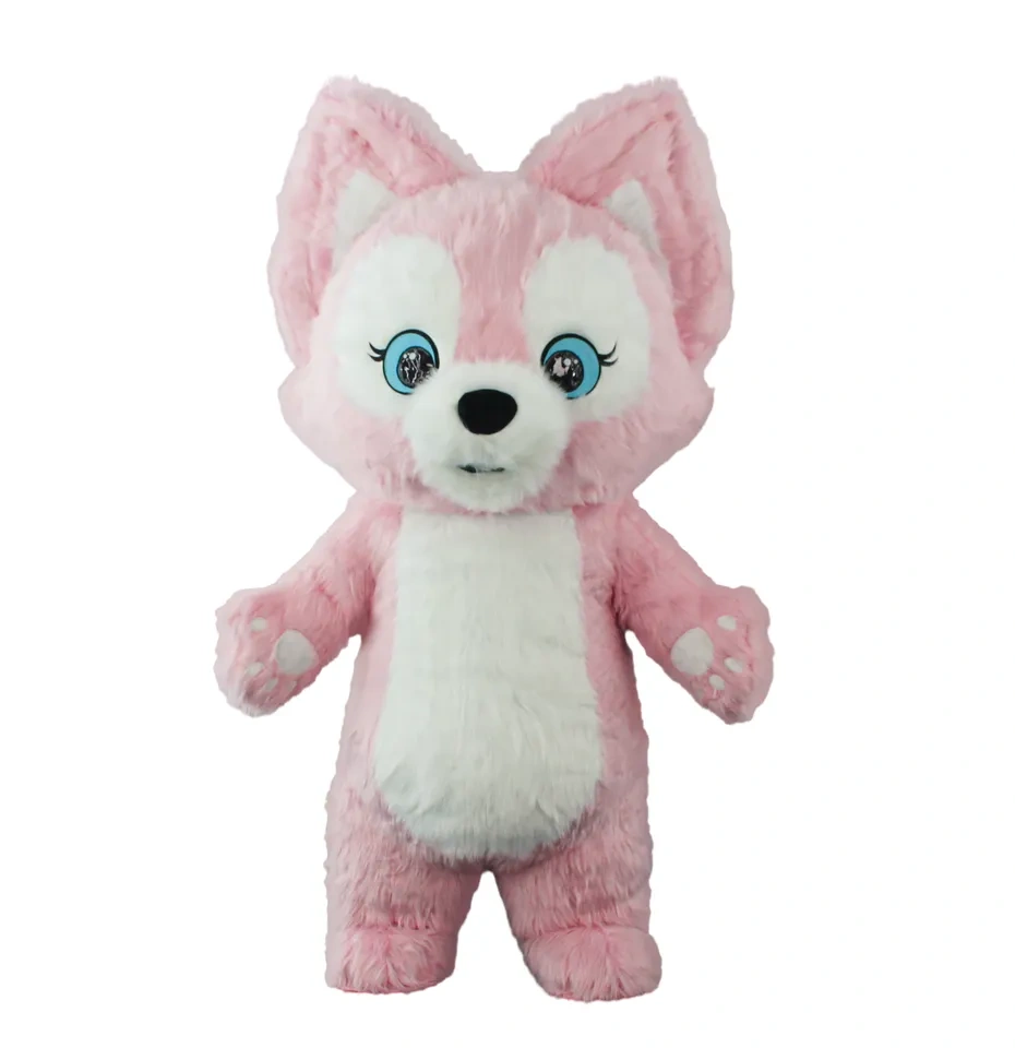 2m 2.6m Inflatable Mascot Costume Cartoon Amine Cosplay Funny Costume Plush Material Animal Fox Custom Costume