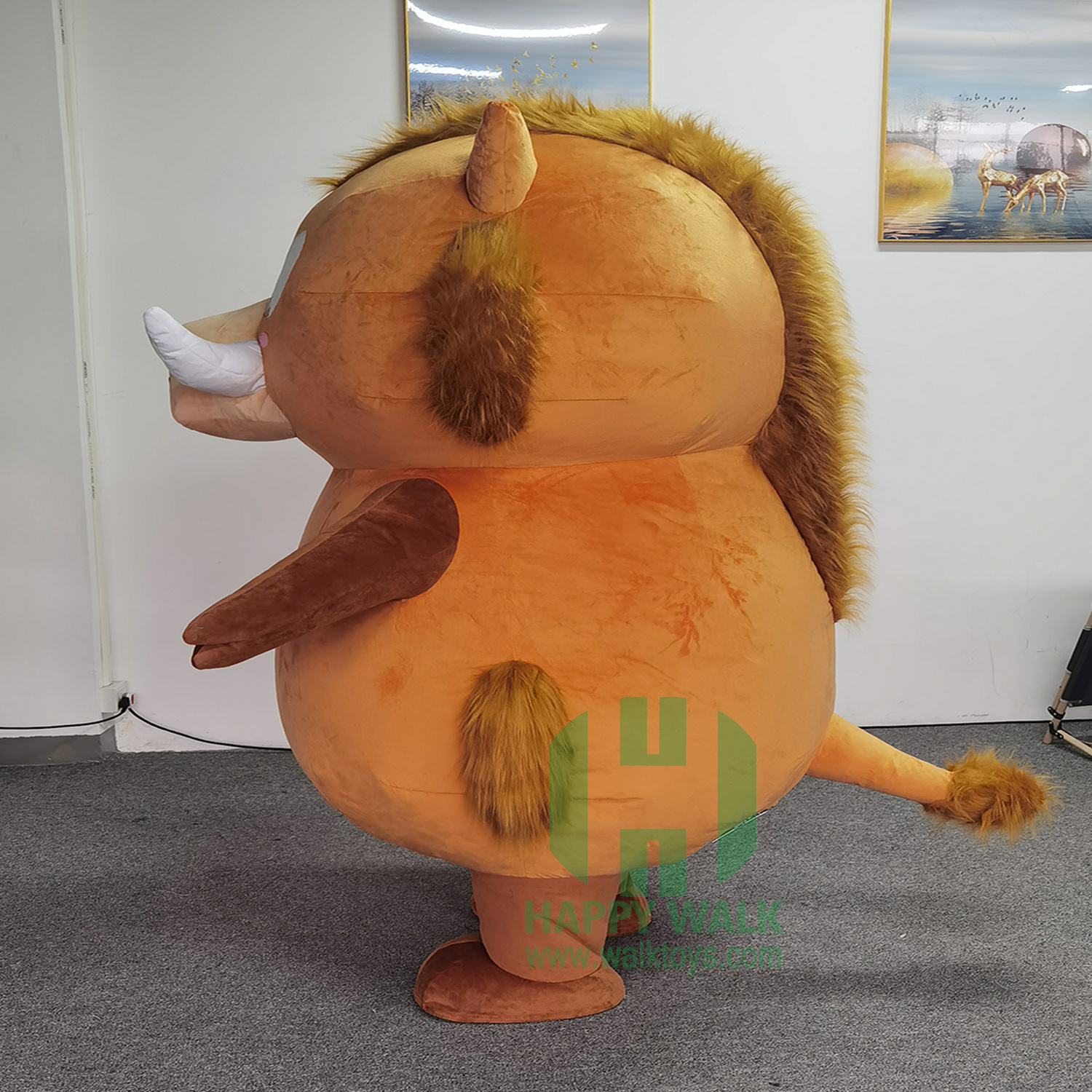 Factory Products Wild Boar Costumes Cosplay Party Dressing 2m Wild Boar Inflatable Mascot Costume