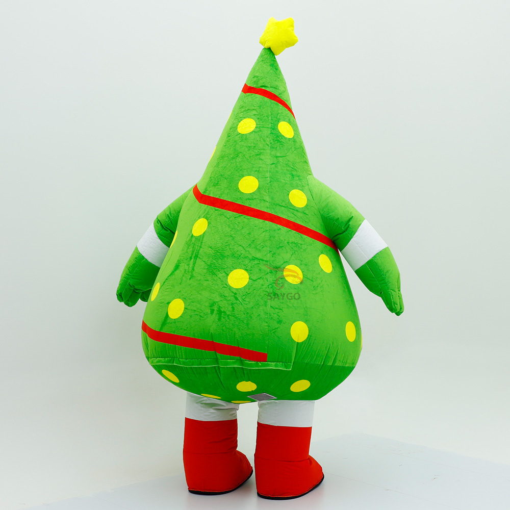 Hot Sale Inflatable Animal Christmas Dance Performance Tree Mascot Costume for Adults Unisex for Christmas Party
