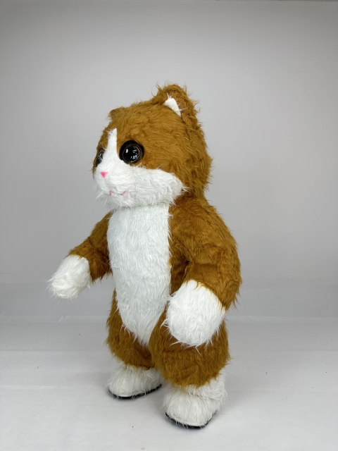 High Quality 2m Halloween Cat Cosplay Costume Hot Sale Plush Mascot Animal Anime Themes Print Technique Festivals Adults Unisex