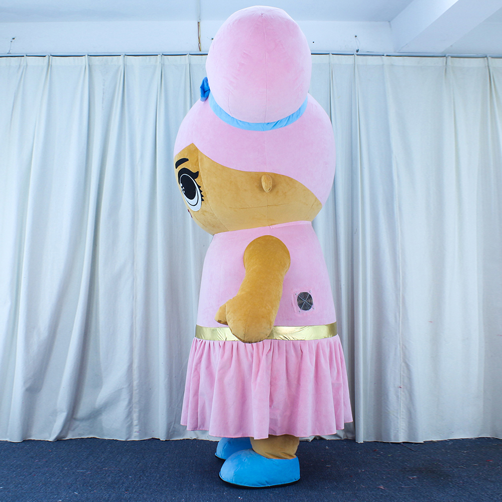 Holiday Parties Fancy Cartoon Character 2.2m LOL Girl Mascot Costumes Cosplay TV&Movie Mascot Costume Party Dress