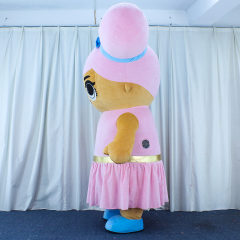 Holiday Parties Fancy Cartoon Character 2.2m LOL Girl Mascot Costumes Cosplay TV&Movie Mascot Costume Party Dress