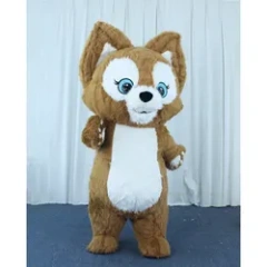2m 2.6m Inflatable Mascot Costume Cartoon Amine Cosplay Funny Costume Plush Material Animal Fox Custom Costume