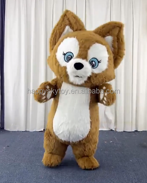 Playful 2.6m LinaBell Fox Mascot Costumes in Hot Selling for Cosplay Walking Performance and Events Rental