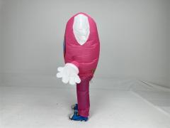 Swing Angle Inflatable Heart Mascot Costume for Adults Dress up Festivals Performance Wear