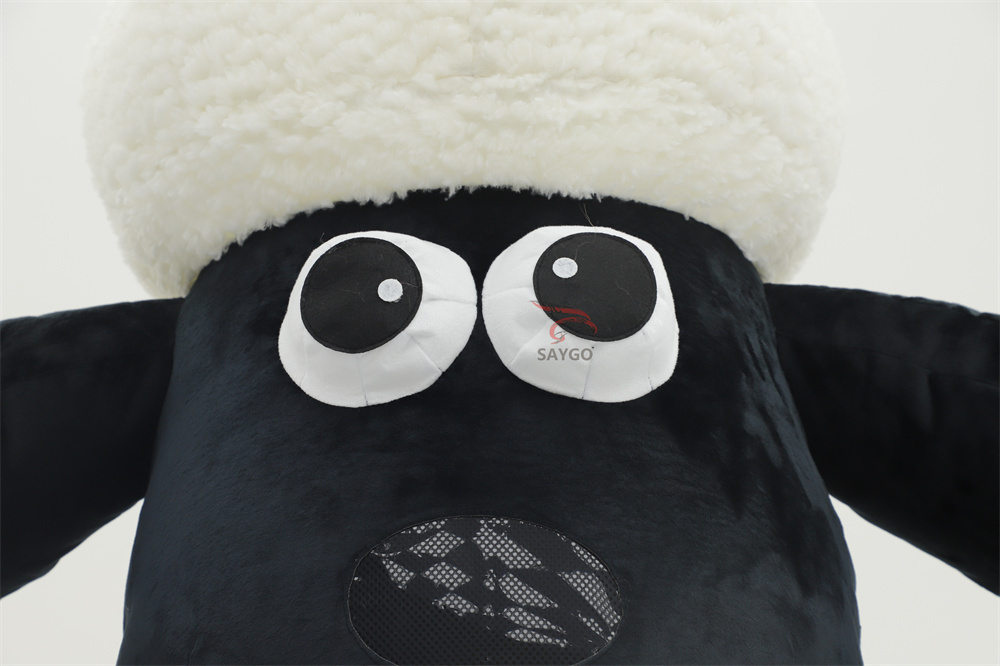 Inflatable Sheep Mascot Costume-Walking Fun Cartoon Animal Costume for Adults Unisex Easter/Halloween Party