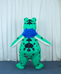 Hot Sale Frog 2m/2.6m/3m New Party Blower up Cloth Custom Animal Inflatable Mascot Costume