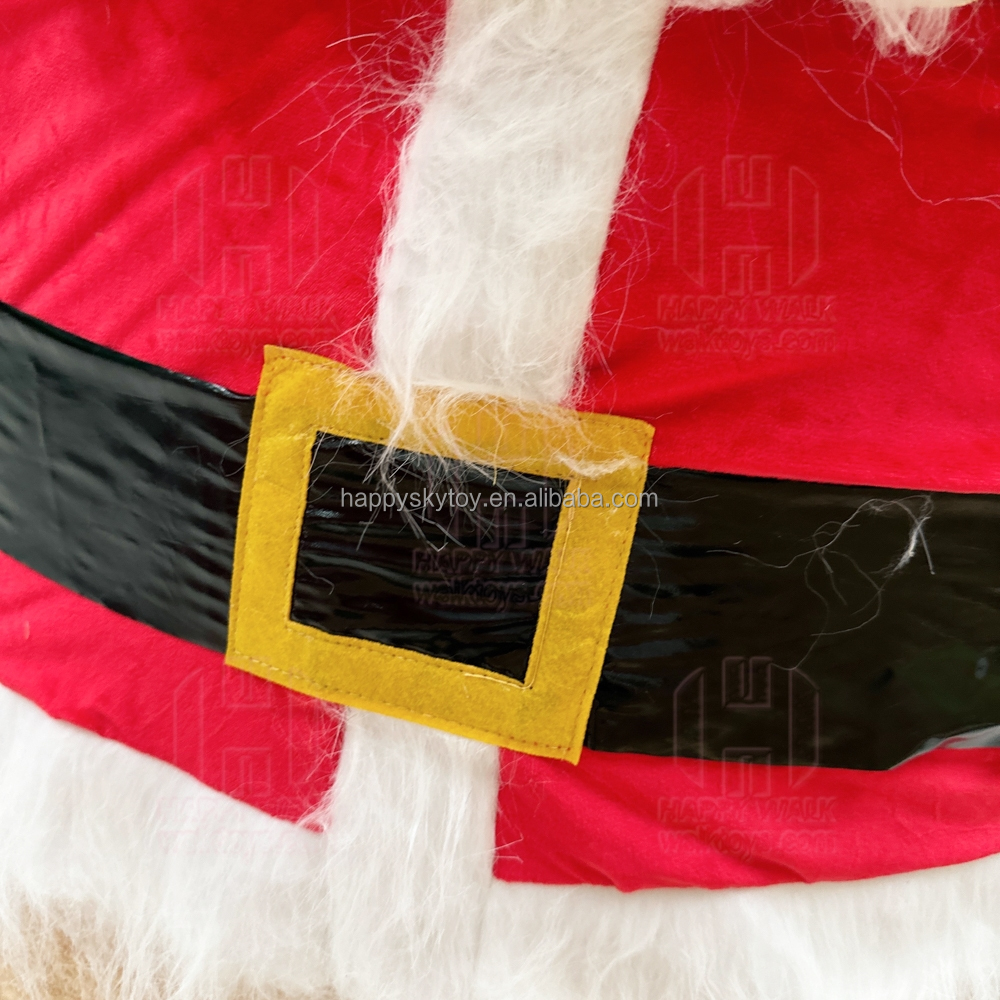 Christmas Santa Claus Costume 2m/2.6m/3m Performance Mascot in Stock Inflatable Christmas Costumes