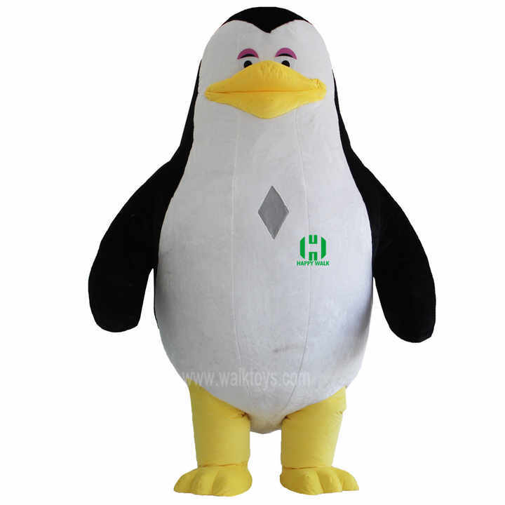 Customized North Pole Penguin Inflatable Animal Mascot Costume for Adult Halloween Plush Costume